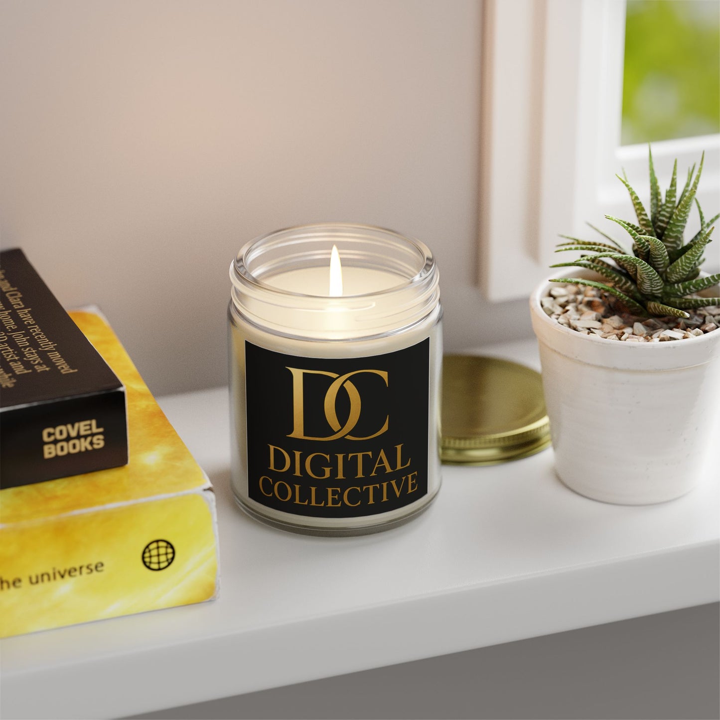 Digital Collective 828 Scented Candle – Aromatherapy, Relaxation, Cozy Home Decor, Spa Vibes, Gift Idea
