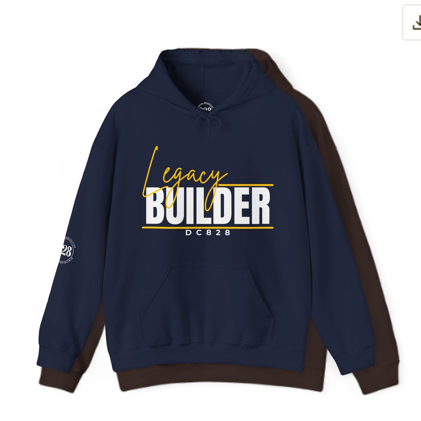 Digital Collective 828 Legacy Series Unisex Hoodie - Build Your Mindset, Inspire Your Journey