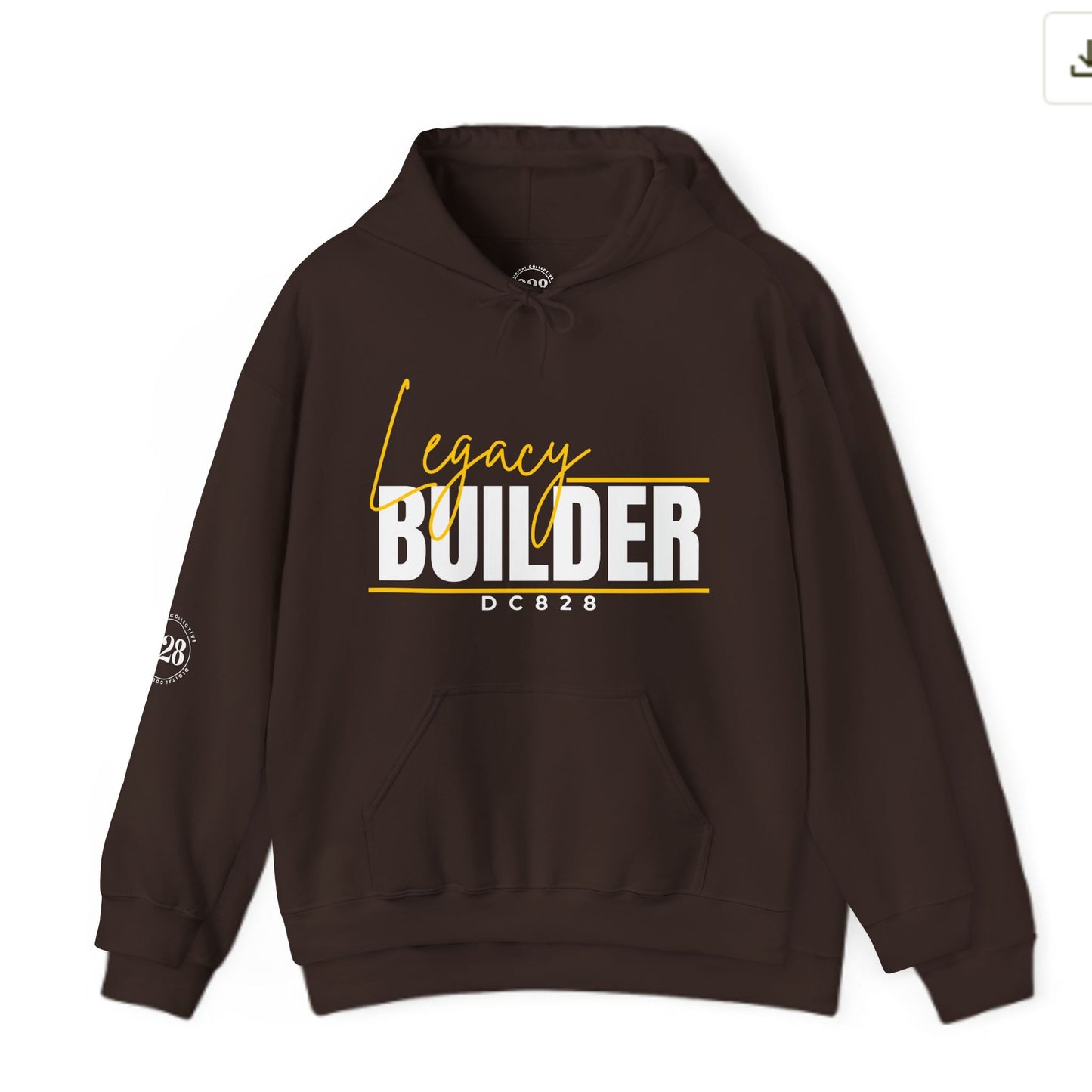 Digital Collective 828 Legacy Series Unisex Hoodie - Build Your Mindset, Inspire Your Journey