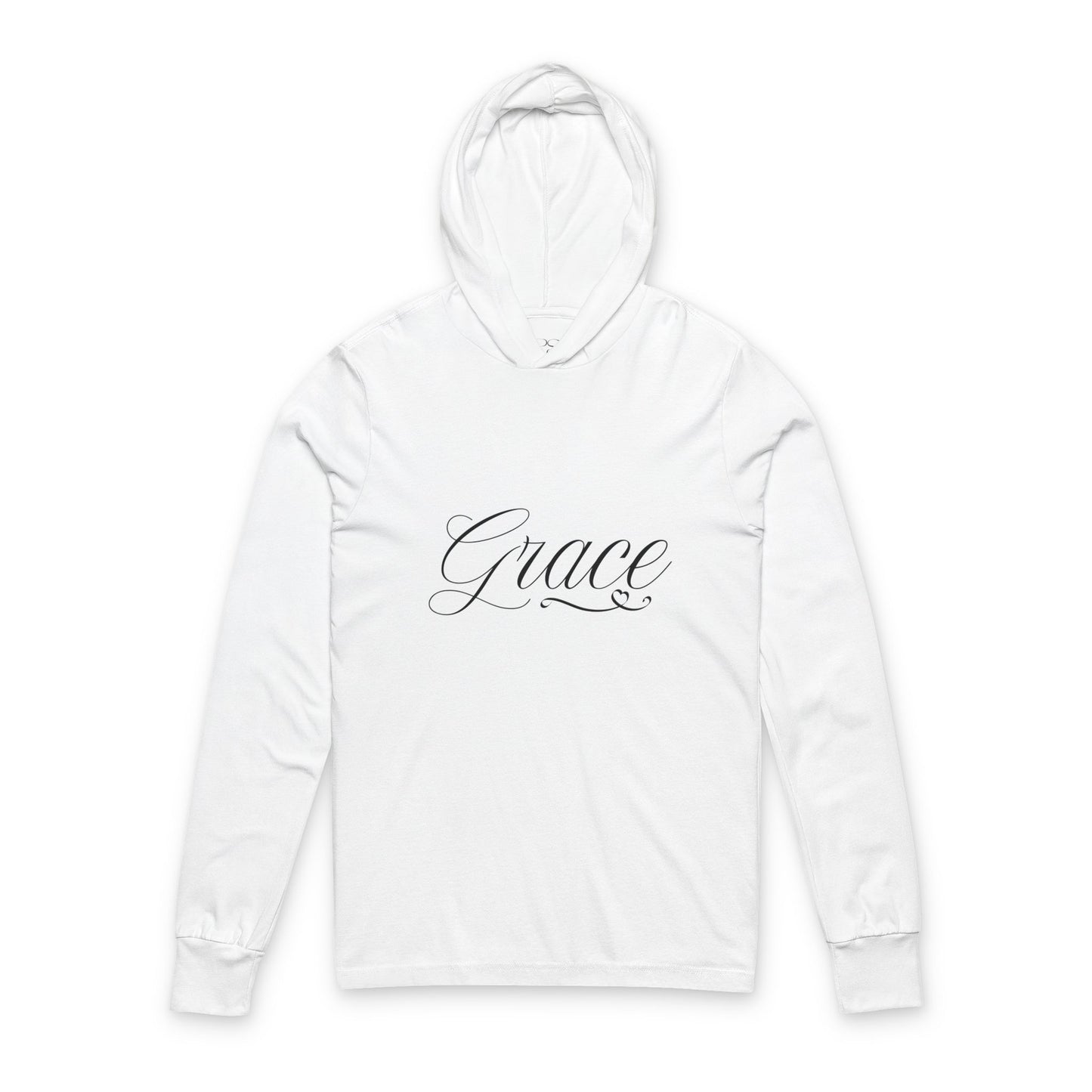 Elegant Unisex Hooded Tee - Grace & Endures Forever, Inspirational Apparel, Cozy Fashion, Gift for Her/Him, Chill Vibes
