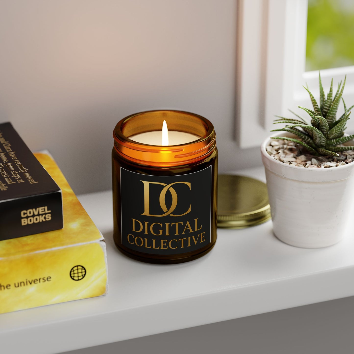 Digital Collective 828 Scented Candle – Aromatherapy, Relaxation, Cozy Home Decor, Spa Vibes, Gift Idea