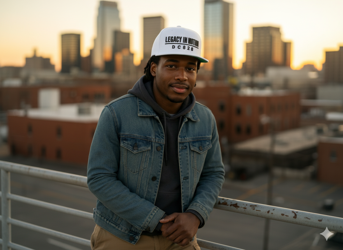 Digital Collective 828 Legacy Series Unisex Snapback Hat – "Legacy in Motion" Adjustable Streetwear