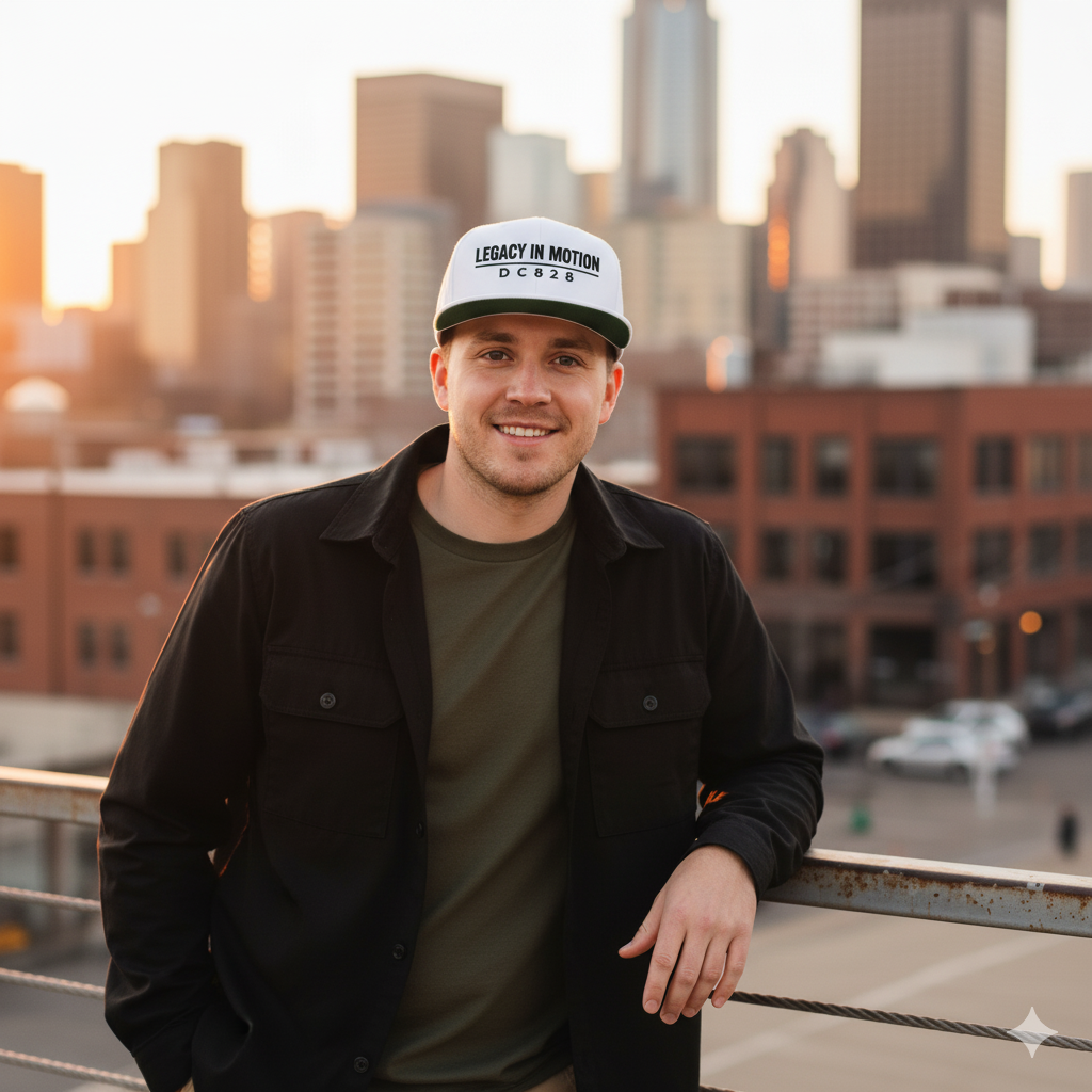 Digital Collective 828 Legacy Series Unisex Snapback Hat – "Legacy in Motion" Adjustable Streetwear