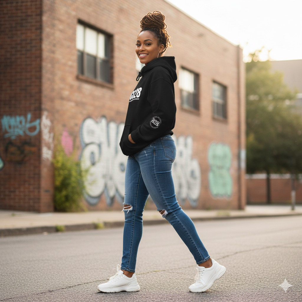 Digital Collective 828 Unisex Hooded Sweatshirt – Casual Comfort, Everyday Wear, Year-Round Style