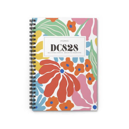 Digital Collective 828 Colorful Spiral Notebook – Journal for Creative Minds, Note-Taking, Writing, and Gifts