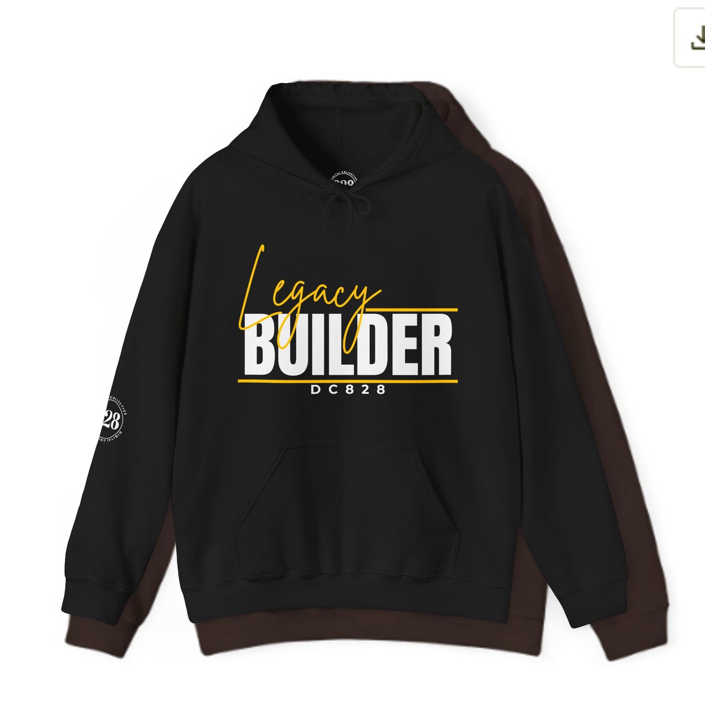 Digital Collective 828 Legacy Series Unisex Hoodie - Build Your Mindset, Inspire Your Journey