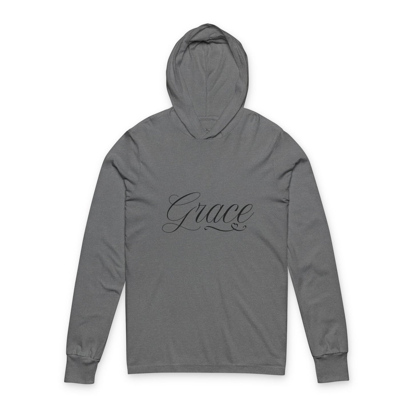 Elegant Unisex Hooded Tee - Grace & Endures Forever, Inspirational Apparel, Cozy Fashion, Gift for Her/Him, Chill Vibes