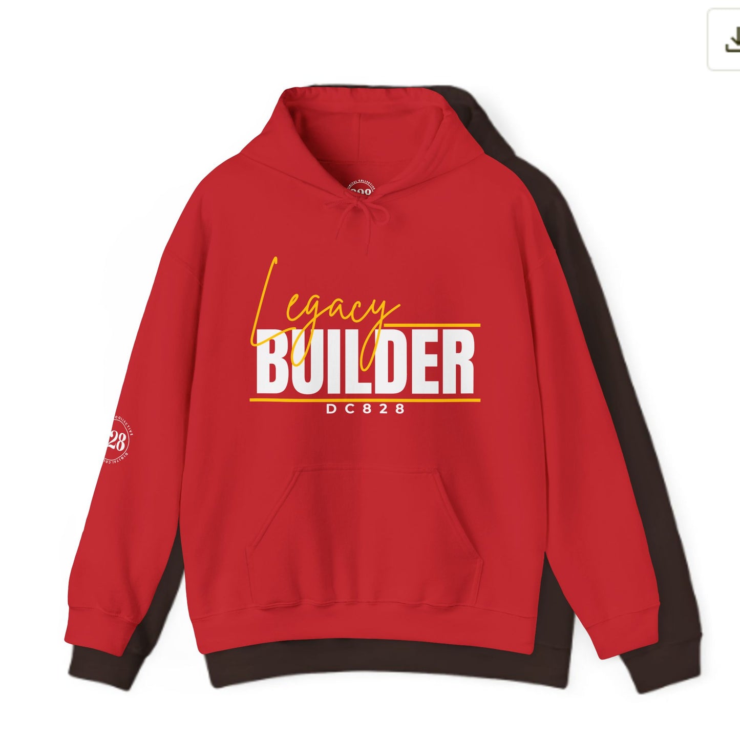 Digital Collective 828 Legacy Series Unisex Hoodie - Build Your Mindset, Inspire Your Journey